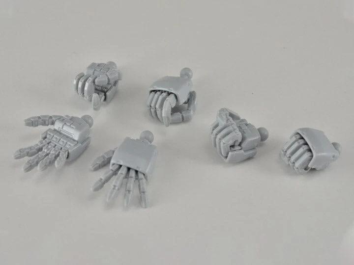 Gundam Builders Parts HD 1/144 MS Hand 02 (Zeon Light Gray)